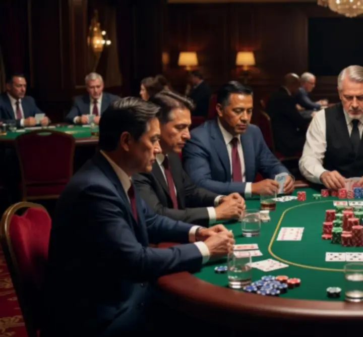 Turniej pokerowy w wykonaniu SCI W.E.R podczas eleganckiego eventu